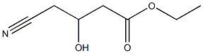 ETHYL 4-CYANO-3-HYDROXY BUTANOATE Struktur