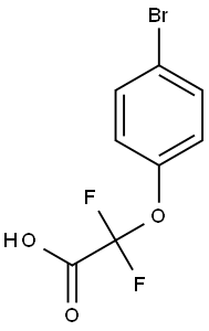 (4-bromophenoxy)(difluoro)acetic acid Struktur