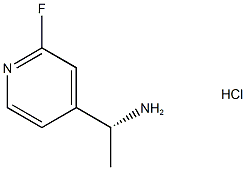 (r)-1-(2-fluoropyridin-4-yl)ethanamine hcl Struktur