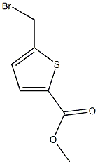 methyl 5-(bromomethyl)thiophene-2-carboxylate Struktur