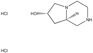 (7s,8ar)-octahydropyrrolo[1,2-a]piperazin-7-ol 2hcl Struktur