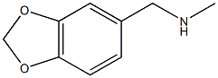 [(2H-1,3-benzodioxol-5-yl)methyl](methyl)amine Struktur