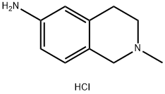 2-Methyl-1,2,3,4-tetrahydroisoquinolin-6-amine dihydrochloride Struktur