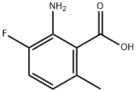 2-amino-3-fluoro-6-methylbenzoic acid Struktur