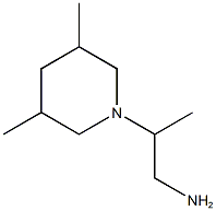 2-(3,5-dimethylpiperidin-1-yl)propan-1-amine Struktur