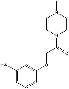 2-(3-aminophenoxy)-1-(4-methylpiperazin-1-yl)ethan-1-one Struktur