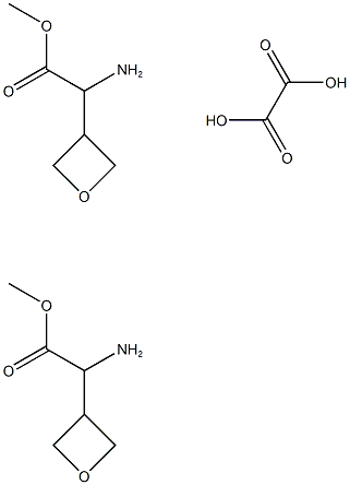 Methyl 2-aMino-2-(oxetan-3-yl)acetate heMioxalate Struktur