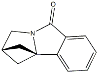 (1s,11s)-9-azatetracyclo[9.1.1.0.0]trideca-2,4,6-trien-8-one Struktur