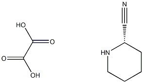 (2s)-piperidine-2-carbonitrile: oxalic acid Struktur