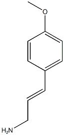 [(2E)-3-(4-methoxyphenyl)prop-2-en-1-yl]amine Struktur