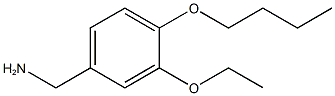 1-(4-butoxy-3-ethoxyphenyl)methanamine Struktur