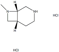 (1s,6r)-8-methyl-3,8-diazabicyclo[4.2.0]octane 2hcl Struktur