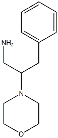 2-morpholin-4-yl-3-phenylpropan-1-amine Struktur