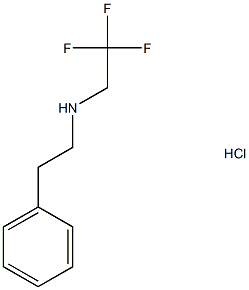 (2-phenylethyl)(2,2,2-trifluoroethyl)amine hydrochloride Struktur