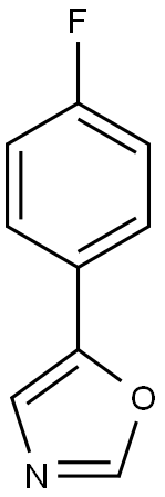 5-(4-fluorophenyl)-1,3-oxazole Struktur