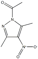 1-(3,5-dimethyl-4-nitro-1H-pyrazol-1-yl)ethan-1-one Struktur