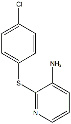 2-[(4-chlorophenyl)sulfanyl]pyridin-3-amine Struktur