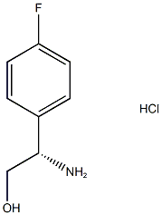 (2S)-2-amino-2-(4-fluorophenyl)ethan-1-ol hydrochloride Struktur