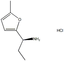 (1S)-1-(5-methylfuran-2-yl)propan-1-amine hydrochloride Struktur