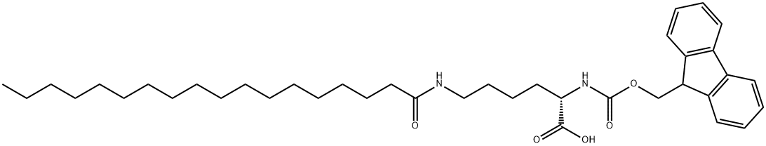 Fmoc-L-Lys(Stearoyl)-OH Struktur