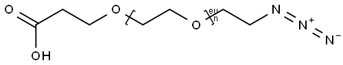 Azido-PEG12-acid Struktur