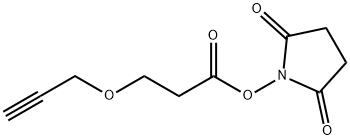 Propargyl-succinimidyl-ester Struktur