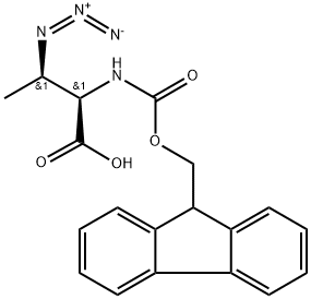 Fmoc-Abu(3-N3)-OH (2R,3R) Struktur