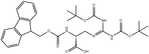 Fmoc-D-Alg(Boc)2-OH Struktur