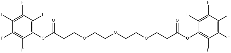 Bis-PEG3-PFP ester Struktur