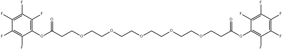 Bis-PEG5-PFP ester Struktur