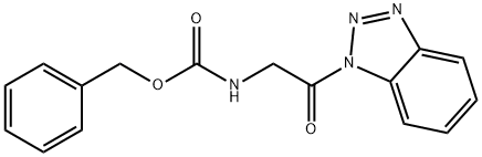 Benzyl 2-(1H-benzo[d][1,2,3]triazol-1-yl)-2-oxoethylcarbamate Struktur