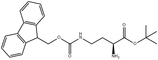 H-L-Dap(Fmoc)-OtBu*HCl Structure