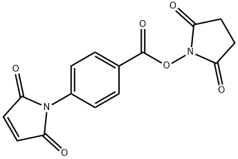 4-N-Maleimidobenzoic acid-NHS Struktur