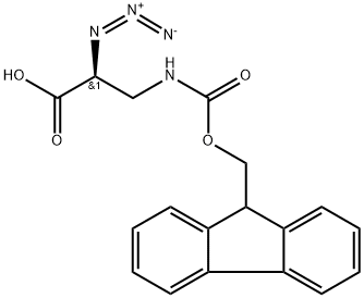 N3-L-Dap(Fmoc)-OH Struktur