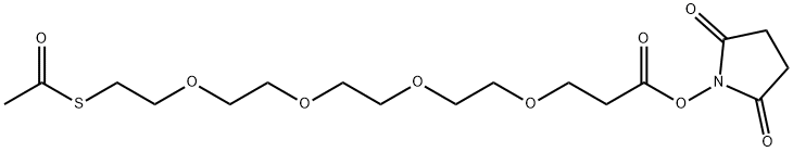 dPEG(R)4-SATA (S-acetyl-dPEG(R)4-NHS ester) Struktur