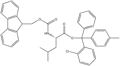 Fmoc-L-Leu-2-chlorotrityl resin (100-200 mesh, > 0.5 mmol Struktur