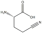 (S)-2-Amino-4-cyanobutyric acid Struktur