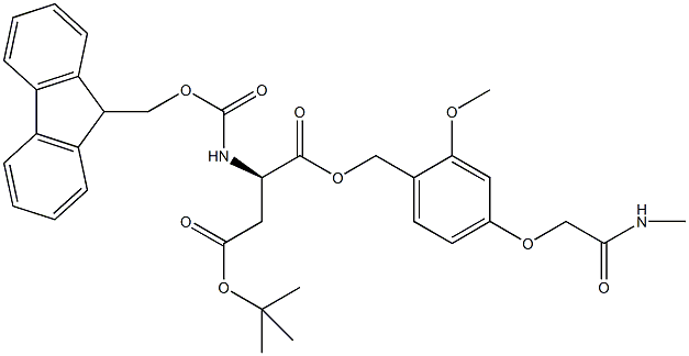 Fmoc-D-Asp(tBu)-AC TG Struktur