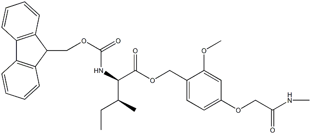 Fmoc-D-Ile-AC TG Struktur