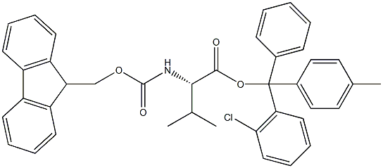 Fmoc-L-Val-2-chlorotrityl resin (100-200 mesh, > 0.5 mmol Struktur