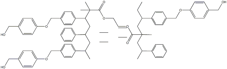 O-[4-(HYDROXYMETHYL)PHENYL]POLYETHYLENEGLYCOL POLYMER BOUND Struktur