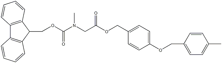 FMOC-SAR-WANG RESIN Struktur