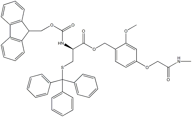 Fmoc-D-Cys(Trt)-AC TG Struktur