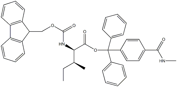 Fmoc-D-Ile-Trt TG Struktur