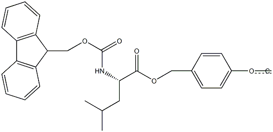 Fmoc-L-Leu-Wang TG Struktur