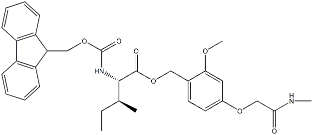 Fmoc-L-Ile-AC TG Struktur