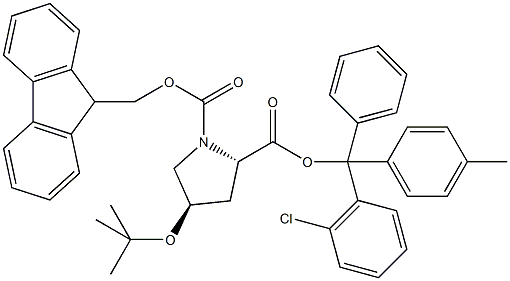 Fmoc-L-Hyp(tBu)-2-chlorotrityl resin (100-200 mesh, > 0.5 mmol Struktur