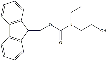 N-(9-Fluorenylmethyloxycarbonyl)-2-(ethylamino)ethanol Struktur