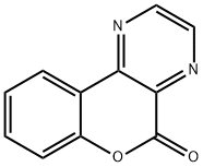 chromeno[3,4-b]pyrazin-5-one Struktur