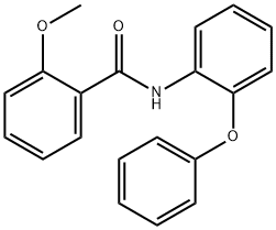 2-methoxy-N-(2-phenoxyphenyl)benzamide Struktur